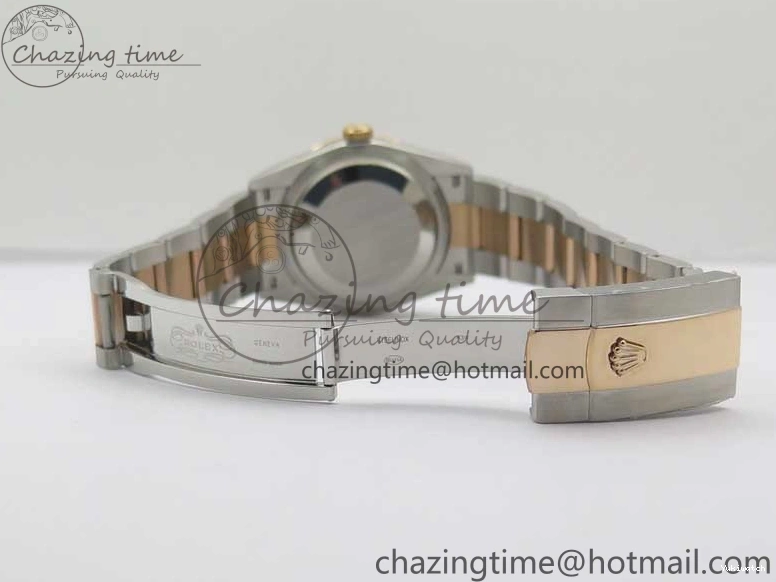 126281 Bracelet BP Gray DateJust Oyster 1:1 Best on Edition Maker RG SS 36 Roman Dial 0417